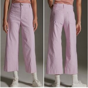Anthropologie Maeve cropped cotton pants